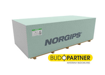 Płyta gipsowa wodoodporna Norgips GKBI 12,5mm 2,0m i 2,6m | Legnica