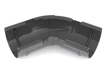 Bryza PVC Narożnik wewnętrzny regulowany 125 mm grafitowy