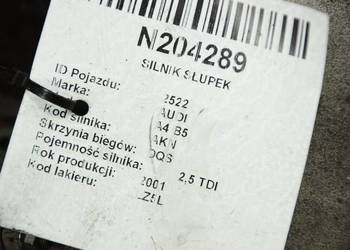 SILNIK SŁUPEK AUDI A4 B5 AKN