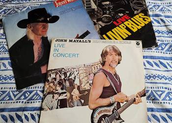John Mayalls , Johnny Winter , Living Blues - 3 płyty w jednej cenie .