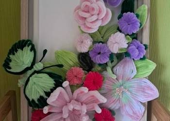 obraz 3D z drucików kreatywnych