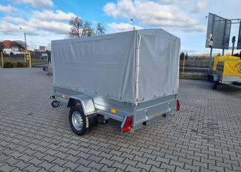 Przyczepa towarowa na resorze nowa Rydwan 250x130x130 od ręki  Przyczepki