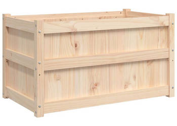 Donice ogrodowe 2 szt. lite drewno sosnowe WM-837460