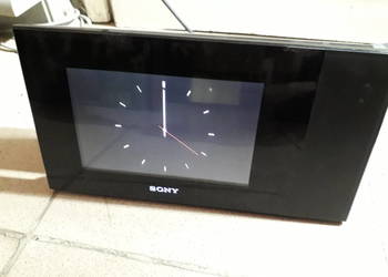 Sony ramka elektroniczna do zdjęć +drukarka+ zegar z pilotem
