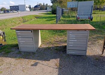 stół warsztatowy szuflady na rolkach 250/70/85