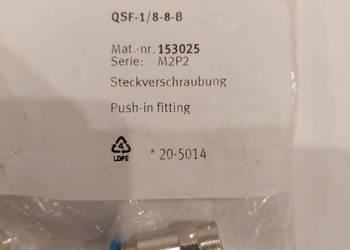 FESTO QSF-1/8-8-B złącze wtykowe nr kat 153025