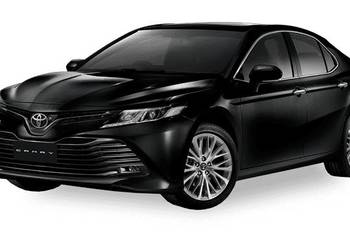 Toyota Camry VIII maska zderzak lampy błotniki czarne przód kpl. transport
