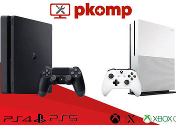 Naprawa konsol Białystok PKOMP PS4, PS3, Xbox One, Xbox 360