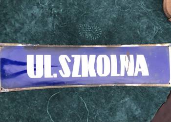 Szyld tablica Ul Szkolna