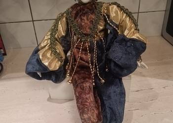 Lalka porcelanowa arlekin