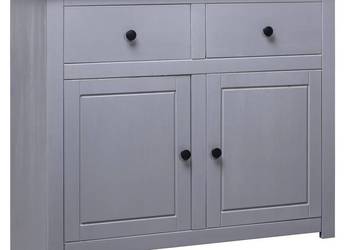 vidaXL Szafka, szara, 93x40x80 cm(SKU:282698)