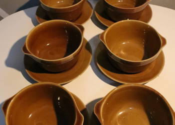 Bulionówki ze spodkami komplet 6 szt. Mirostowice