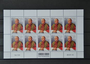 Znaczki. Papież Jan Paweł II Wallis  Futuna ** Ks Chr 294