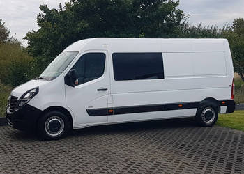 Renault Master MOVANO7 OSÓB BRYGADÓWKA DŁUGI WYSOKI KLIMA TEMPOMAT KRAJOWY