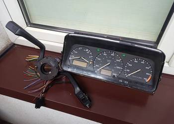VW Passat B3 licznik zegary prędkościomierz MFA manetka 357919035CL wiązka