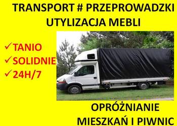 Przprowadzki transport utylizacja mebli