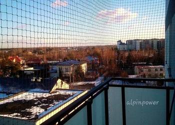 Siatka na balkon przeciw ptakom z montażem bez wiercenia Warszawa