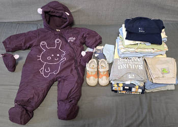 MIX odzieży dla niemowlaka + nowe buciki 21