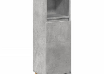 Szafka łazienkowa szarość betonu 30x30x100 cm WM-857107