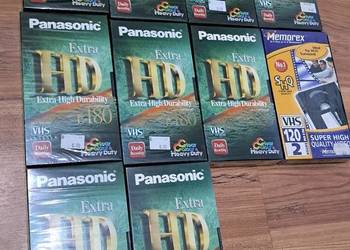 Nowe Kasety VHS HD E120 E180 Panasonic