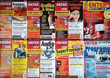 czasopisma komputerowe, pc world, enter, płyty CD