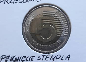 5 złotych 2008 r. Destrukt - mennicze - najrzadsze