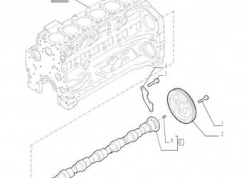 New Holland T6010 Koło zębate 2854823