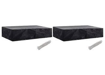 Pokrowce na leżak ogrodowy 2 szt. 8 oczek 218 x 77 x 55 cm WM-279133