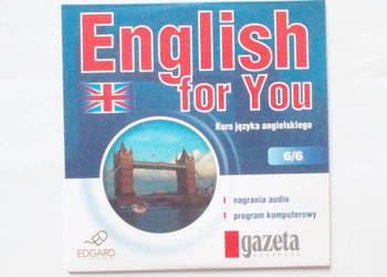 płyta cd kurs języka angielskiego English for you część 6
