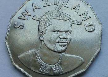 SWAZILAND-50 CENTS-2007 r (LEW I SŁOŃ)