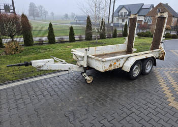 Przyczepka laweta OBERMAIER TPV 3030 (DMC 3 t) z najazdami do mini koparki…