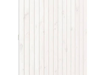 Wezgłowie łóżka białe 955x3x110 cm lite drewno sosnowe WM-824934
