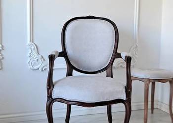 Stylowy fotel krzesło Ludwik Ludwikowski