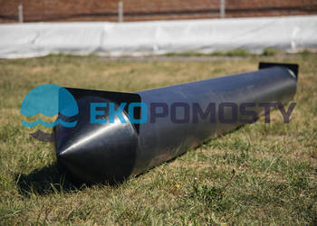 Pływak rurowy PE-HD 400mm - 4m, pomost pływający, platforma pływająca