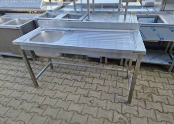 Zlew Gastronomiczny 1 Komorowy Stół Blat Roboczy 150/60/85