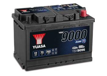Akumulator Yuasa YBX9000 AGM Start-Stop Plus, Pogotowie Akumulatorowe