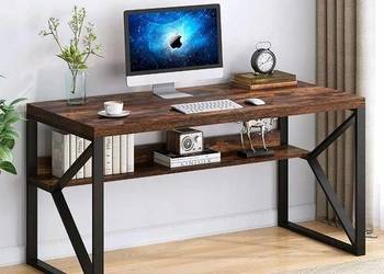 Biurko sosna dąb loft konstrukcja mal. PROSZKOWO