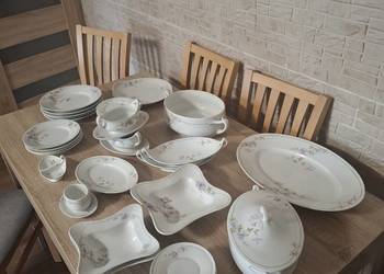 Porcelanowa zastawa obiadowa Prl.