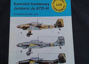 Samolot bombowy Junkers Ju 87D typy broni i uzbrojenia 148