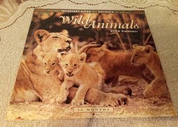 Wild animals calendar 2003