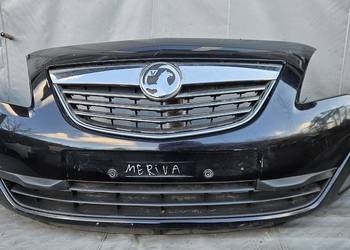 OPEL MERIVA B ZDERZAK PRZEDNI PRZÓD HALOGENY KOMPLETNY