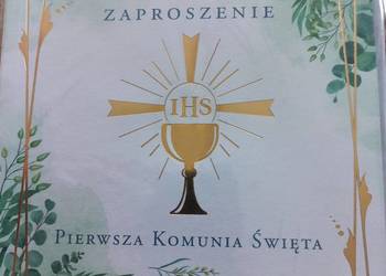 Zaproszenia komunijne tanio 70szt