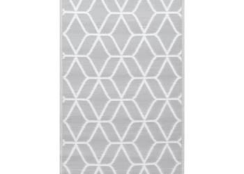 Dywan na zewnątrz, ARAKIL szary, 80x150 cm, PP（310420）