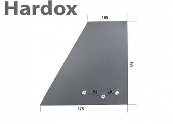 Nakładka płozy HARDOX 27521801/P XP-81 do pługa RABEWERK