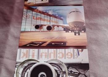 3 pocztówki Lufthansa. 3 pocztówki Lufthansa.