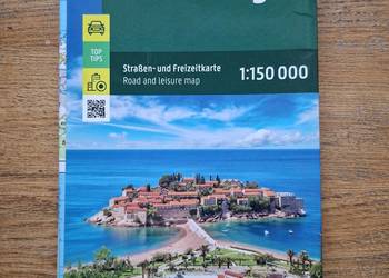 Montenegro 1:150 000 mapa freytag& berndt