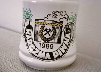 Kufel piwa KWK karczma piwna 1989 Zabrze