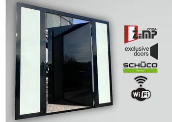 Drzwi aluminiowe z frontem szklanym, na dowolny wymiar