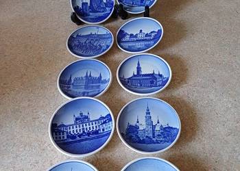 vintage miniaturowe talerzyki