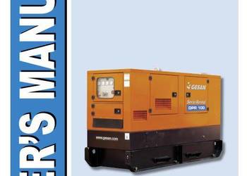 Gesan DPR100 agregat instrukcja obsługi DTR